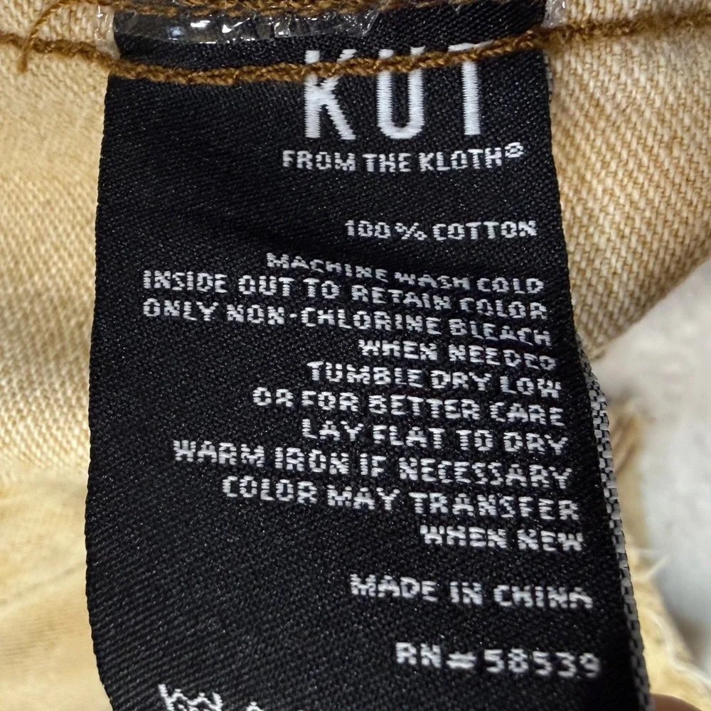 Kut from the Kloth size measurements